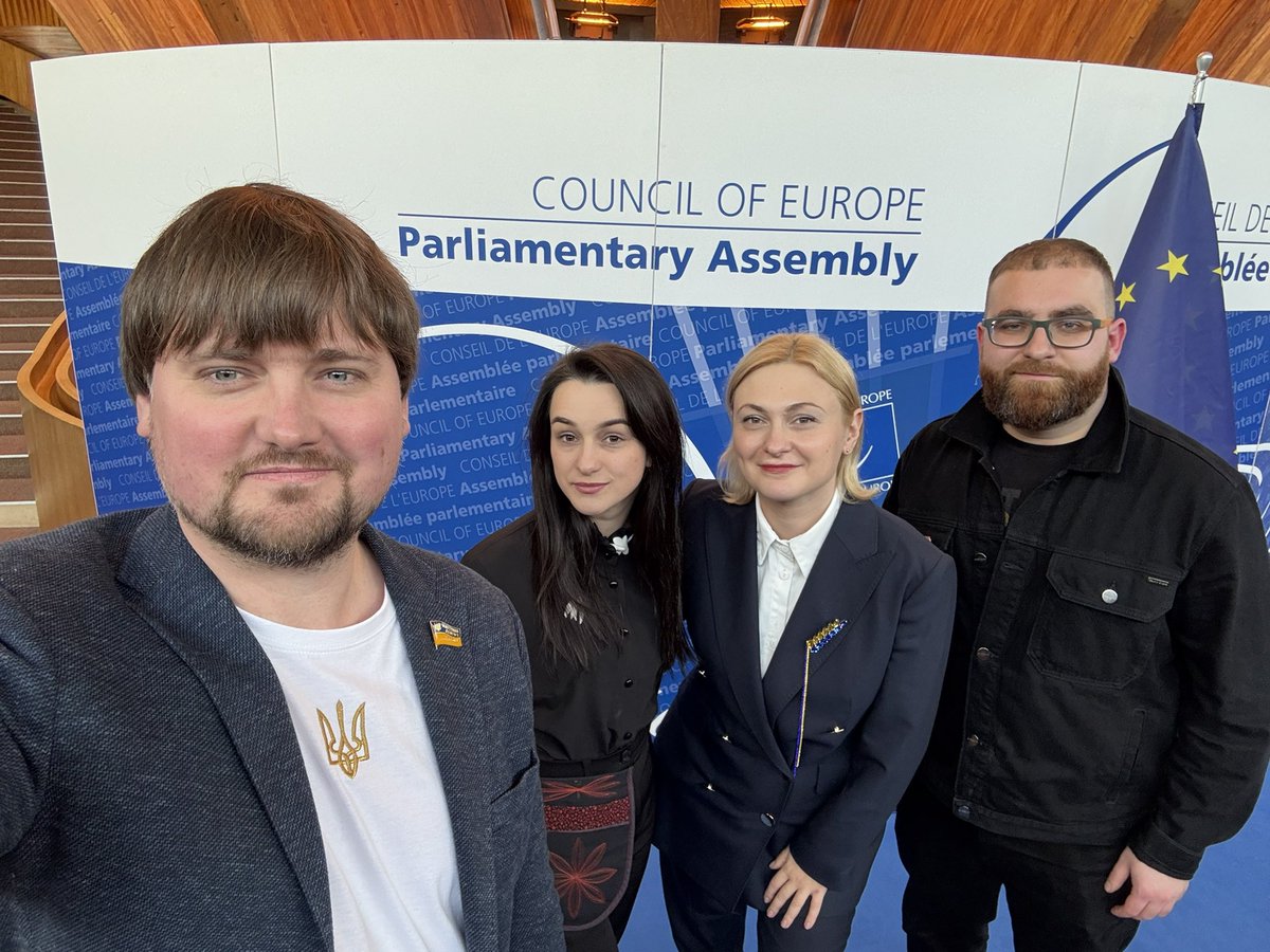 🔵🟡 In Strasbourg, we highlighted the resilience &amp; leadership of Ukrainian youth at our @PACE_NEws side event - «Youth, Ukraine, Europe: Coming of Age during War. How can European youth policy adapt?». 

Young Ukrainians are shaping policy📜, supporting communities🤝 &amp; driving
