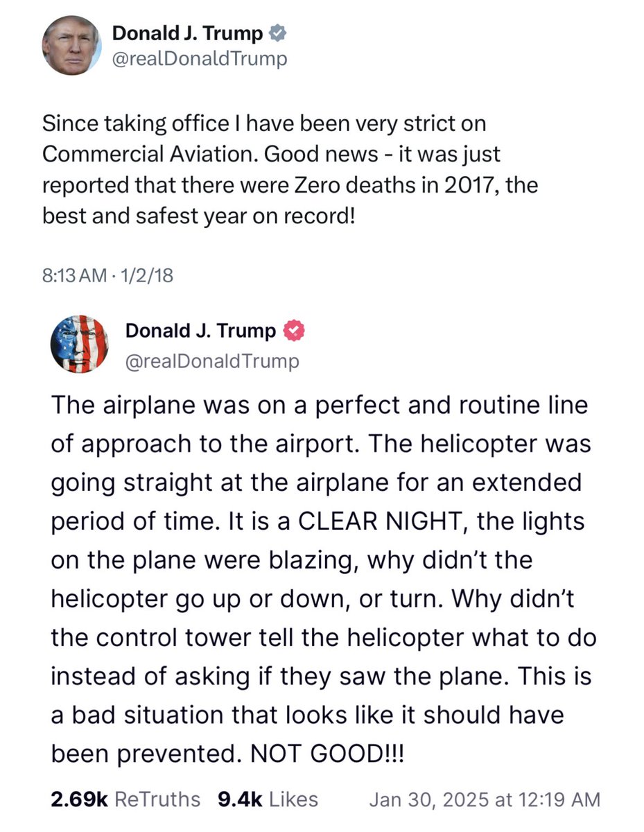 Trump 2018 vs Trump tonight. Quite the contrast.

When good things happen, Trump takes credit. When bad stuff happens, Trump takes no responsibility.