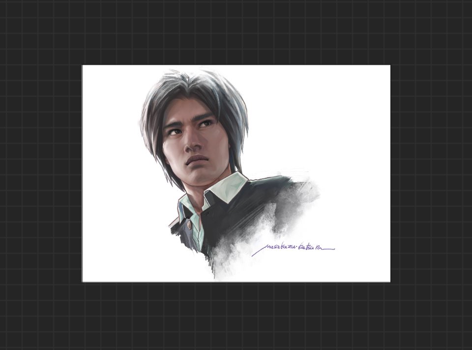 ブルーレイ、
スペシャルパッケージについて。

イラストは、サイズを大きく描いたので、使っているソフトではレイヤー数が少なくなる為、
人物は2枚目の画像の様に、別のキャンバスにそれぞれ描いてから、レイヤーを統合して、
メインのキャンパスに移して、構成するという方法をとりました。