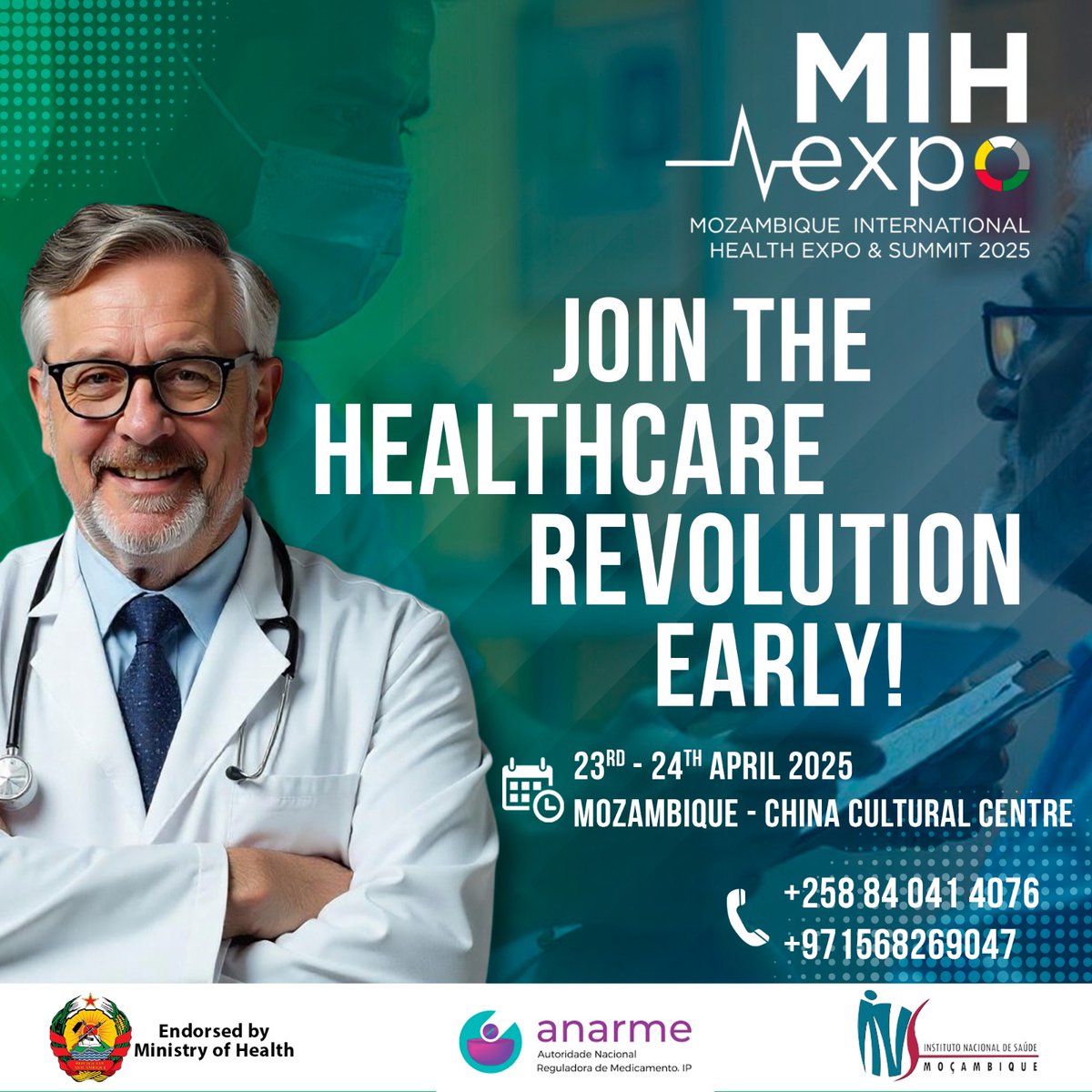 MIHExpo's tweet photo. Join the healthcare revolution early! Get your Early Bird Subscription for exhibition and/or session convener at #MIH2025 and be part of Africa’s largest health expo and summit. Let’s transform health together—Subscribe now and save your spot! ✨ #YourHealthYourFuture https://t.co/lSjMfe7vZf