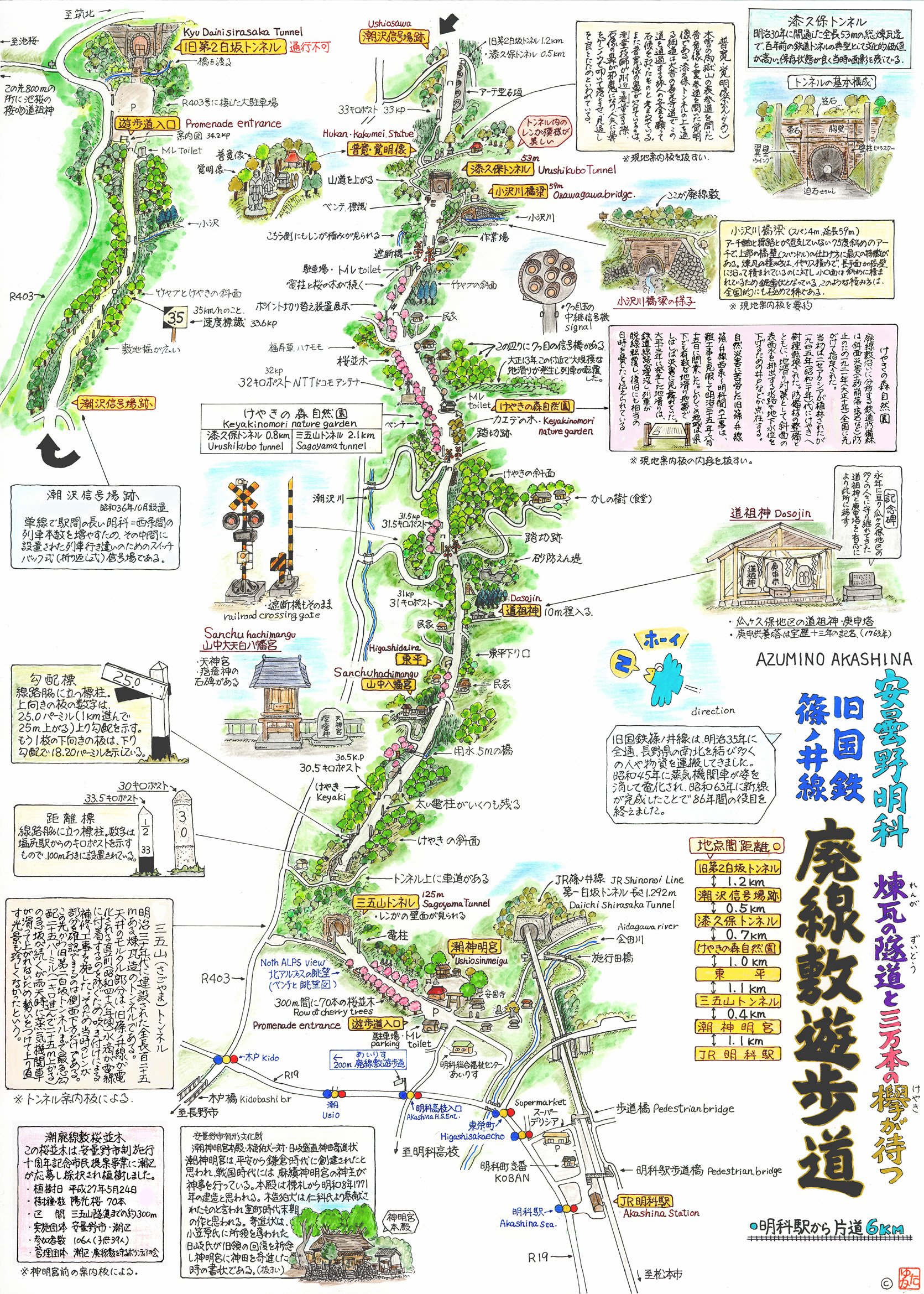 12.森のトンネル 安曇野市山岳サポーターズ on X: 