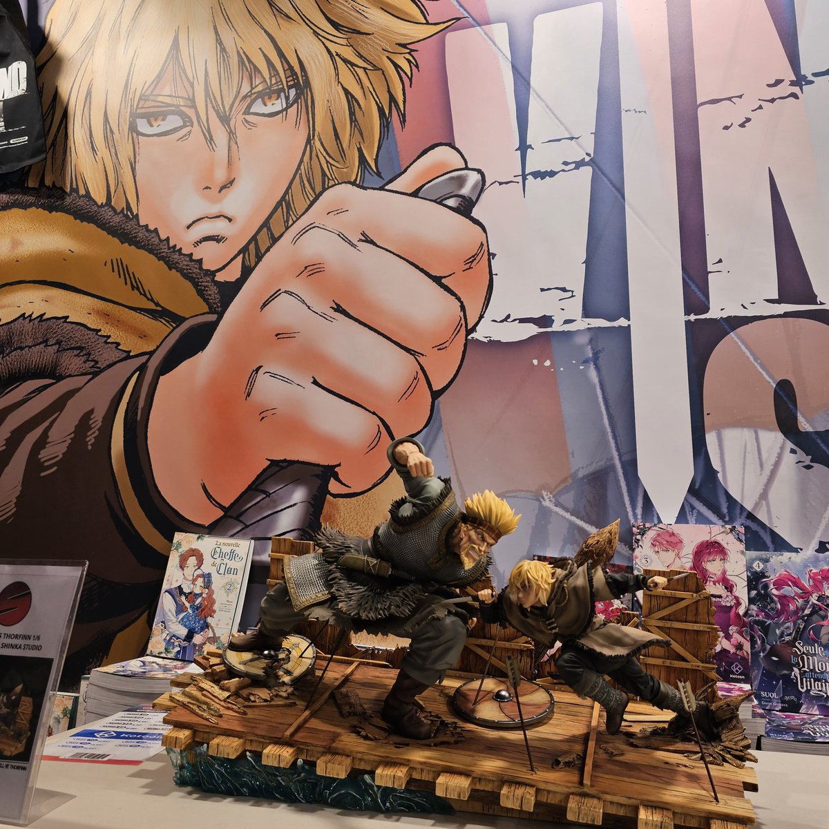 ShinkaStudio's tweet photo. 📚✨ Retrouvez-nous au stand de Kurokawa lors du Festival International de la BD d'Angoulême ! 🎉 Venez nous rendre visite du 30 janvier au 1er février 2025 ! Ne manquez pas cette occasion 👍

@makotoyukimura #VinlandSaga https://t.co/35IwXvvq9S