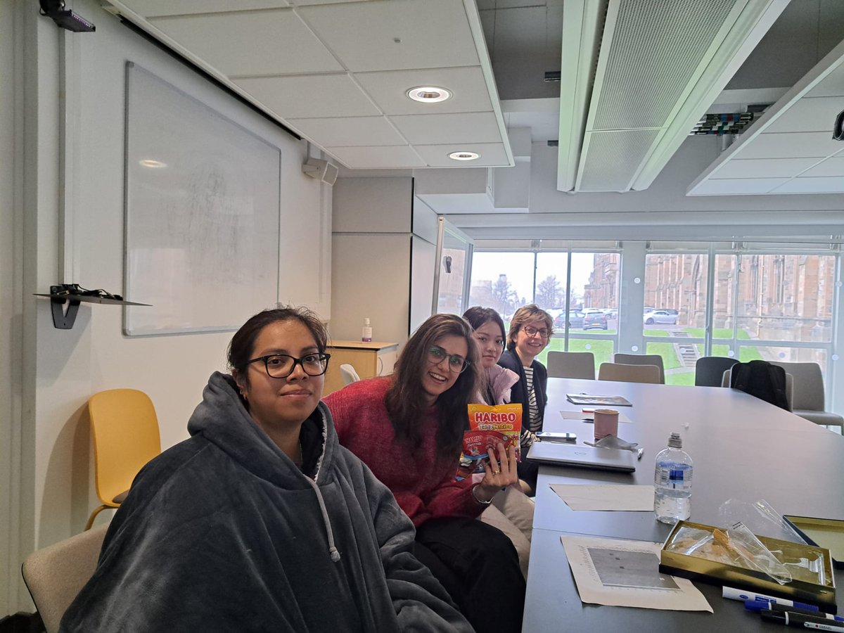 Recent journal clubs 📚
• Last week we had a fun team building quiz (winners pictured)!
• This week Maarven presented his masters project on the use of Radar for at home gait monitoring.