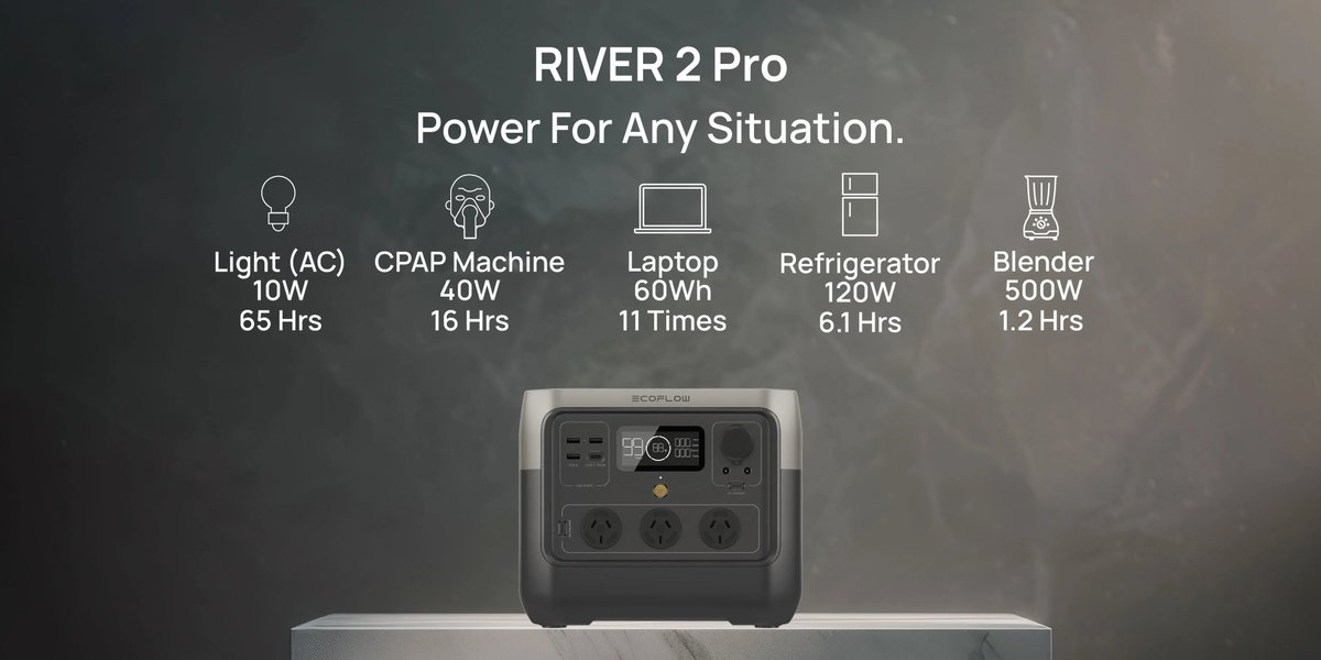 ecoflow_sa's tweet photo. القوة السرية التي تغير القصة - اكتشف RIVER 2 Pro من Ecoflow!

🔥 القوة التي تحدث المعجزات: في قلب الطبيعة الوحشية، حيث تنتهي الأنوار، تظهر RIVER 2 Pro كالبطل الذي ينقذ اليوم. ليس مجرد مصدر طاقة، بل هو الفارق بين البقاء والفشل.
⚡ شحن يشبه السحر الأسود: من صفر إلى مائة في 70 دقيقة؟ هذا ليس سوى شحن، هذا هو إعادة كتابة القوانين الطبيعية لصالحك.
☀ الطاقة المفقودة: تحت الشمس، حيث كانت الطاقة مفقودة، تظهر RIVER 2 Pro لتحول الضياع إلى انتصار. مع تكنولوجيا X-Boost، تحول الأحلام إلى واقع في أبعد الأماكن.
🔒 العمر الذي يتحدى الوقت: بطارية LFP لا تموت، تدوم أكثر من 3000 دورة شحن. هذا ليس مجرد استمرار، هذا هو البقاء الأبدي في عالم الفانين.
🌑 المغامرة التي تحدي الأظلمة: في الظلام الكامل، حيث يختفي الضوء، RIVER 2 Pro تصنع لك نهارًا جديدًا. هي سلاحك ضد الليل، ضد الجهل، ضد الانقطاع.

المميزات التي تجعلها أسطورة:
-تصميم يتحدى العالم: قوي بما يكفي لمواجهة أي نزال، أنيق بما يكفي ليكون جزءًا من التراث.
-شحن من عالم آخر: شمس، سيارة، كهرباء - تجاوز الحدود بين الطاقة والمستحيل.

جرأتك تنتظر!
لا تدع الطاقة تكتب قصتك. اجعل RIVER 2 Pro جزءًا من أسطورتك واستمتع بالقوة التي تغير الدراما إلى نصر.
 
لا توجد حدود لمغامرتك، فقط قوة تنتظر أن تُكتشف في أكثر اللحظات دراما!

اطلبه الآن واستمتع بهدايا وخصومات حصرية لفترة محدودة!    للتواصل والاستفسارات: https://t.co/lyIWT1DBNC لمعلومات أكثر تفضلوا بزيارة متجرنا: https://t.co/17gteXnqBH

⚡ طاقة لا تنتهي، لحياة لا تتوقف!⚡

#طاقة #طاقة_شمسية #طاقة_نظيفة #ايكوفلو #ايكو_فلو #كهرباء #مساء_الخير #صباح_الخير #الرياض_الان #الرياض #جدة_الأن #جدة #نيوم #البحر_الأحمر #تبوك #حائل #القصيم_الان #القصيم #محطات_طاقة #طاقة_متجددة #تخييم #كشتات #رحلات