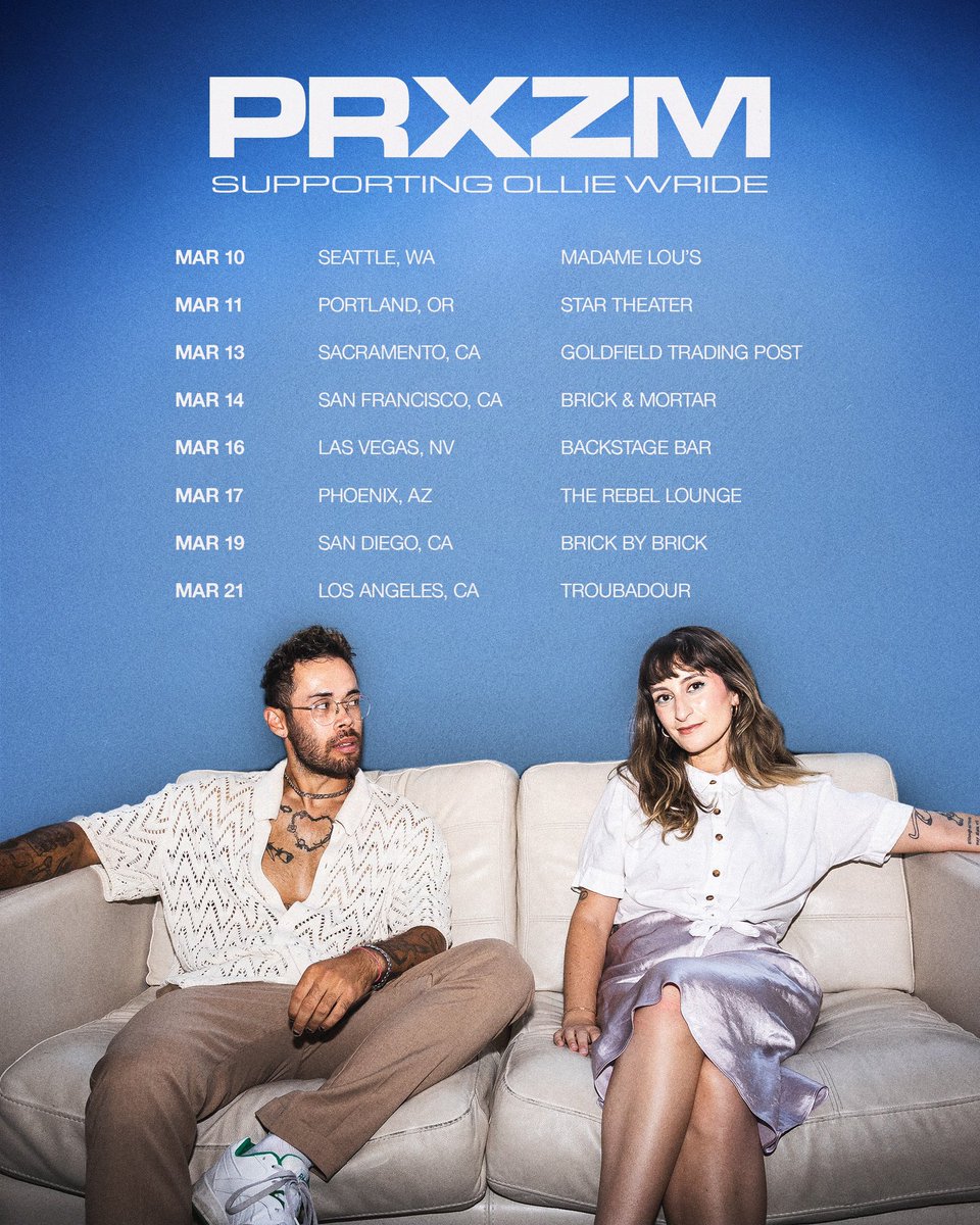 PRXZM (@prxzm_) on Twitter photo Weβre going on tour!!!! With <a href="/OllieWride/">πππππ πππππ</a> !!! Come see us!!!!!! Weβre going on tour!!!! With <a href="/OllieWride/">πππππ πππππ</a> !!! Come see us!!!!!!