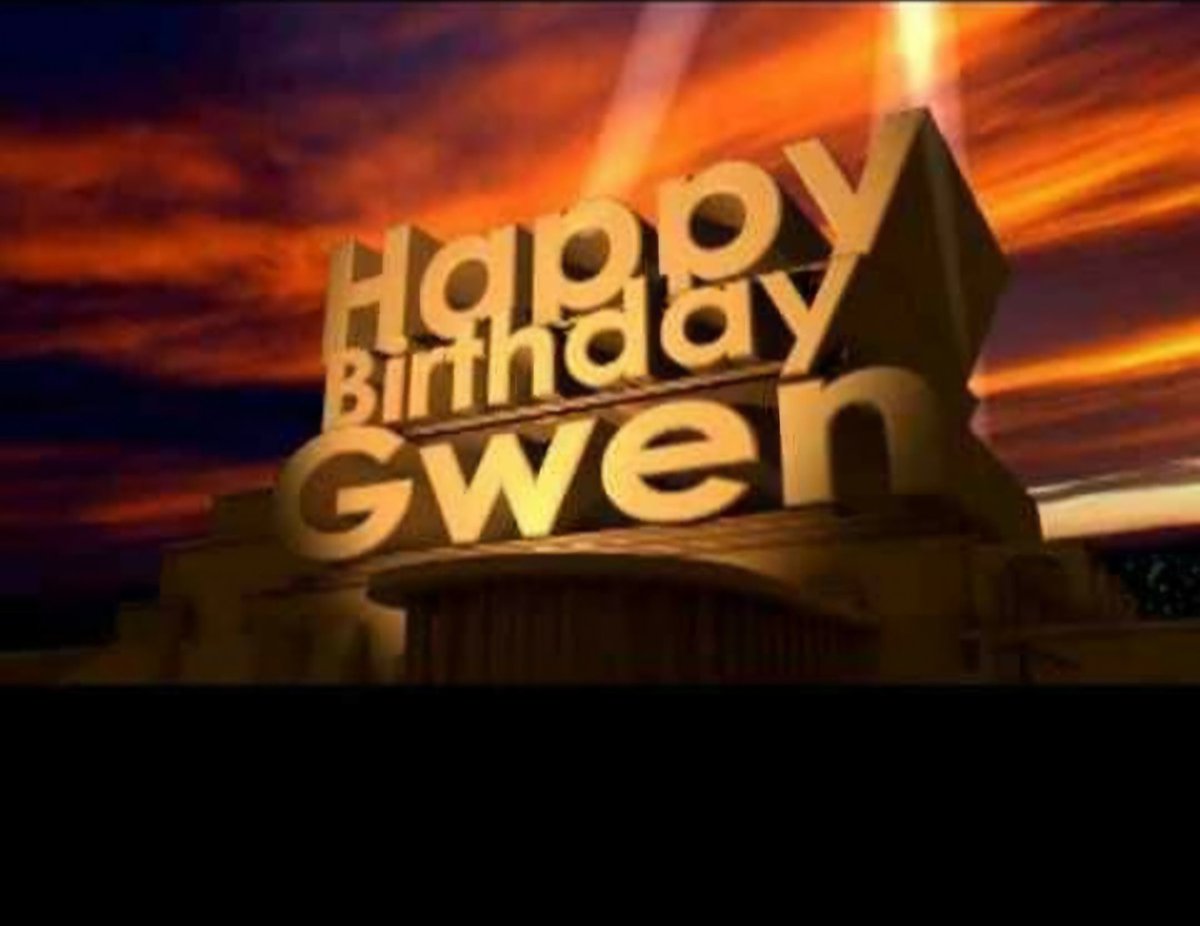 Happy Happy Birthday Gwen 
❤️🎁🎈🍸🎂🎉
