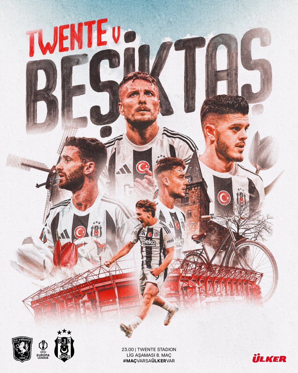 Bugün #BeşiktaşınMaçıVar 🦅

🏆 <a href="/EuropaLeague/">UEFA Europa League</a>
🆚 Twente
📍 Twente Stadion
⏰ 23.00

<a href="/Ulker/">Ülker</a> | #MaçVarsaÜlkerVar