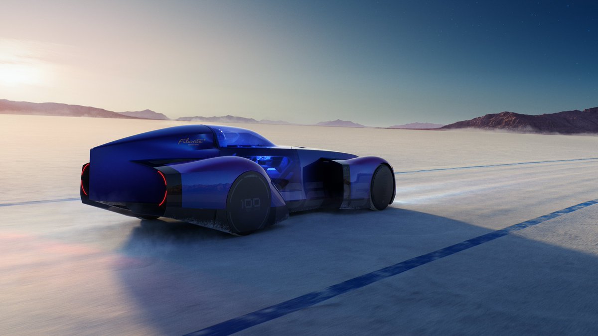 Quelle beauté que cette #Renault Filante Record 2025. Et quel hommage à la 40 CV des records et à l'Etoile Filante. Rendez-vous à Rétromobile avant de partir à l'assaut d'un record d'efficience.

media.renault.com/renault-filant…