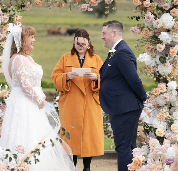 Anyone else see the Trump-esque physique of our groom Tim? What a catch!  #MAFSAU