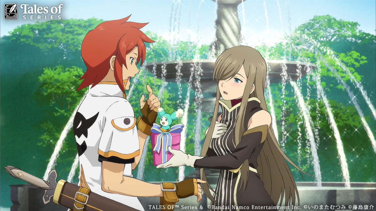 嬉しそうなルークかわいい 実質7歳だからお菓子は嬉しいよね！