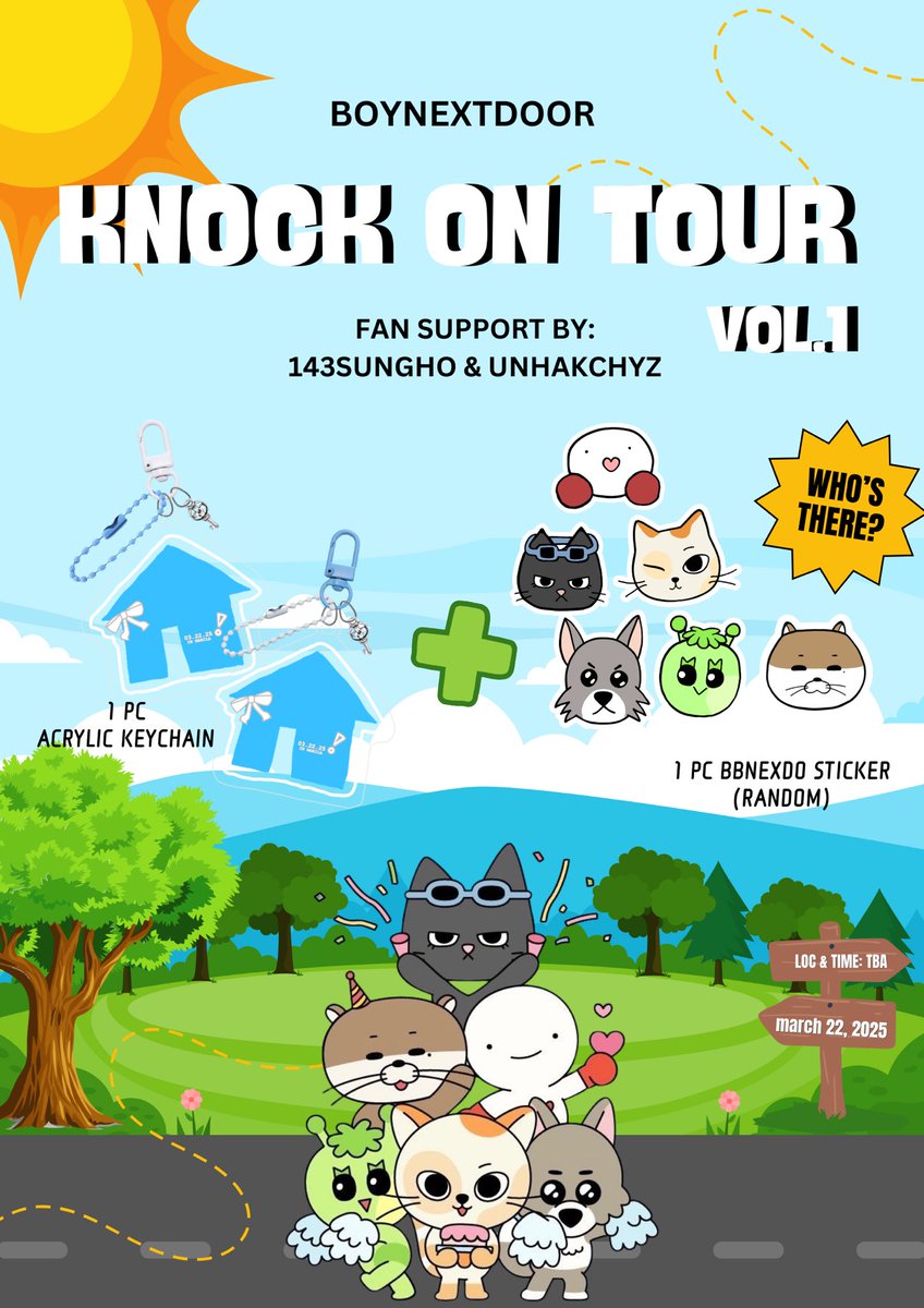 knock knock .ᐟ.ᐟ
who who who's there? .𖥔 ݁ ˖๋ ࣭ ⭑

knock on tour in mnl
a fan support by: <a href="/143sungho/">#1 sungho girlie ⺍</a> &amp; @unhakchyz ꗃ

♟️03/22
🗯️ time &amp; exact loc tba  ᶻ 𝘇 𐰁 

🗝️ like, rt &amp; mbf
🚪strictly 1:1 𖦹

🫧 open for trades < 33

#BOYNEXTDOORinMANILA
#KNOCK_ON_Vol_1_IN_MANILA