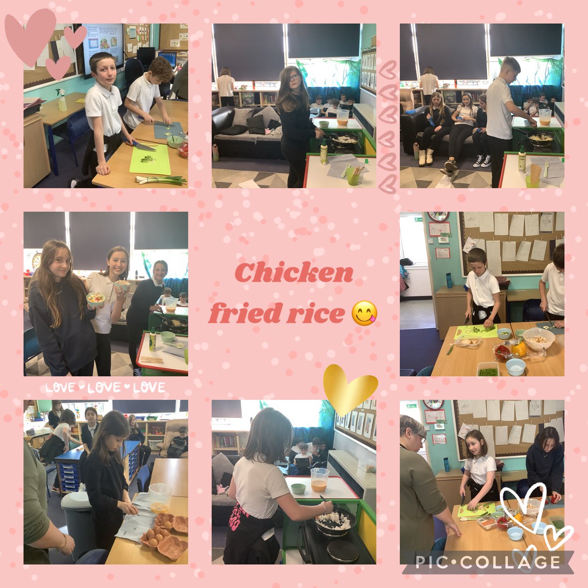 As part of our healthy eating topic P7/6/5 are learning how to peel, chop, stir fry, season, and most of all enjoy home made nutritious food.