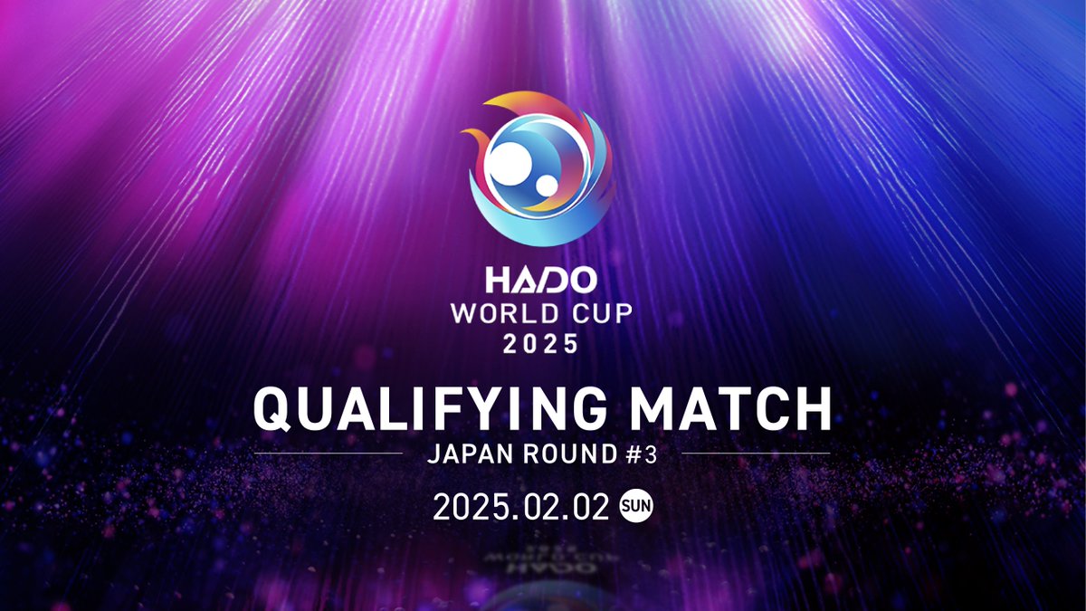 hado_info's tweet photo. 『HADO WORLD CUP 2025 予選大会 日本ラウンド#3』の様子をHADO ARENA お台場店より生配信！
  
5月に開催されるHADO WORLD CUP 2025への出場権を賭けた最後の予選大会となります！

＜出場予定チーム＞
・曙橋ギャンブラーズ
・OrcaZ
・和心
・あみゅにしょん
・OK/KO
・EinProsit
・Step up⤴︎⤴︎
・-GACHIKOI-
・野獣 To be 女♡
・Cocoa Climberz
・BAKUFU
・WAPeee's〜BKF
・HANA/虹
・福岡第一高等学校Aチーム
・福岡第一高等学校Bチーム
・ネオ.戦犯's
・ヒヤシンス

＜実況・解説＞
今西琴音（HADO CREW）/ ninomas

＜対戦表＞
https://t.co/fgU1YLYoQ5

＜Youtube Live＞
https://t.co/ZeORDFpyYj

#HADO #WORLDCUP #公式大会