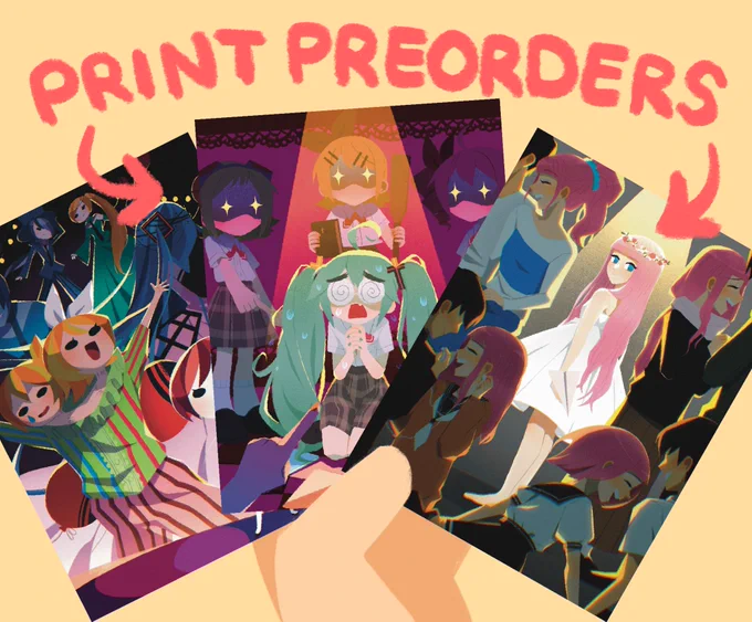 I've added new illustrations I've done recently as prints for preorder on my store! Check them out here!!  