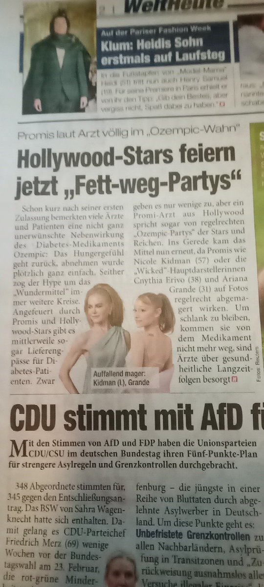 Nehmt ihnen sofort #ozempic weg, bei uns in Europa gibt es deswegen  wieder Mal Lieferengpässe. Diabetiker bekommen dadurch ihre Medikamente nicht. #hollywood