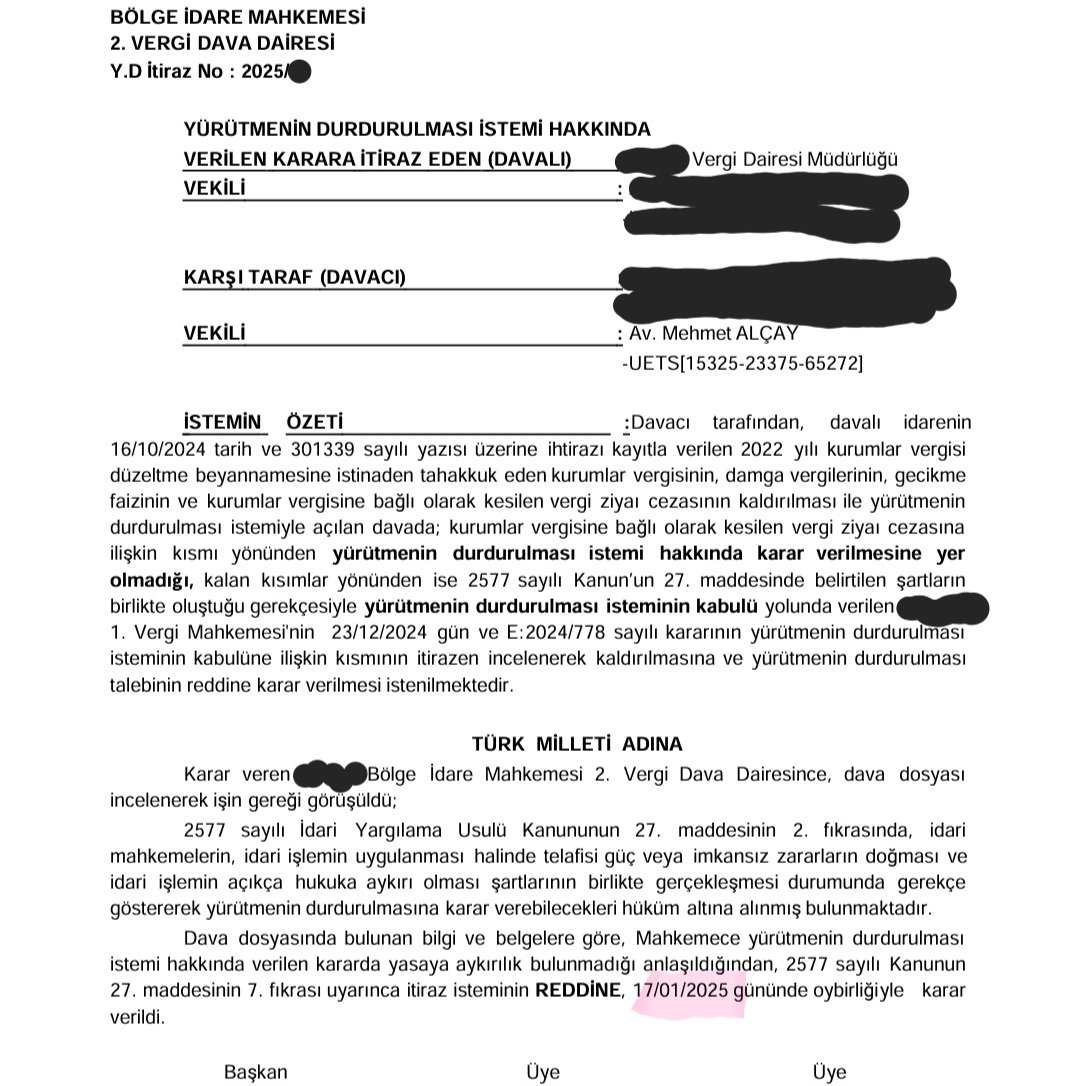 🔥KASADAKİ ATIL PARAYA FAİZ HESAPLANMASI GEREKMEYECEĞİNE DAİR EN GÜNCEL BÖLGE İDARE MAHKEMESİ KARARI🔥2025🔥
