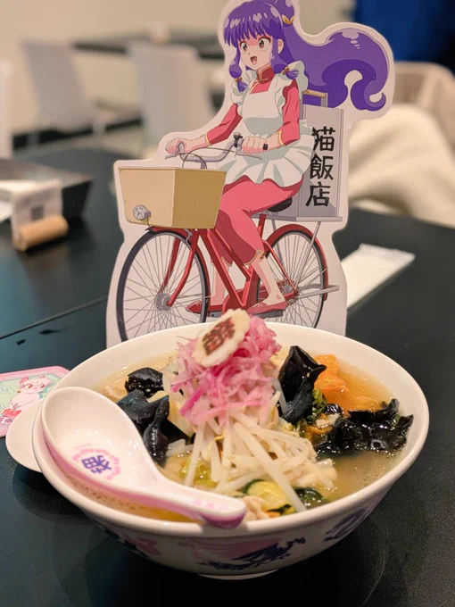 シャンプーが好きなのでらんまのコラボカフェに行きました 