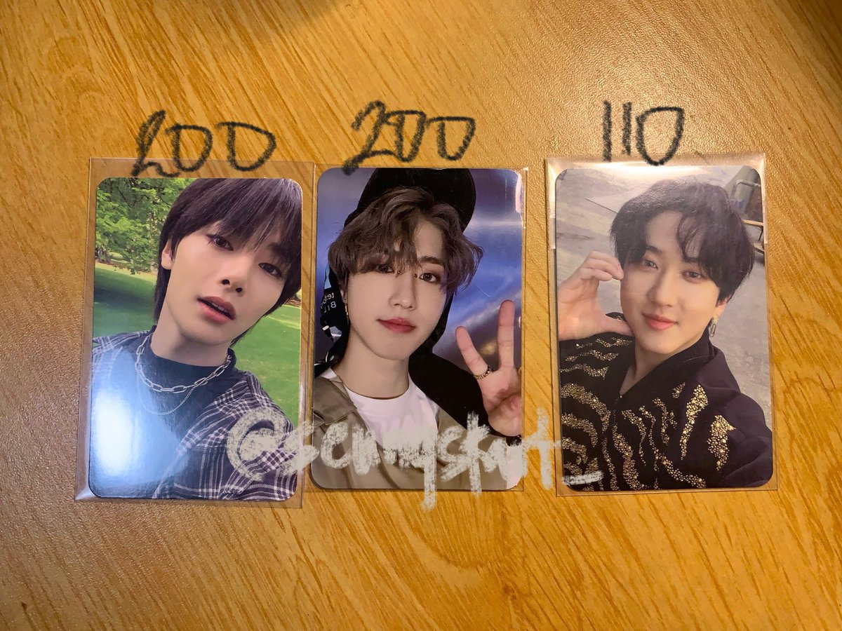 「 wts lfb skz stray kids ph 」 

LESS ₱20

𓏔 Jeongin 5-star soundwave pob
     ╰ ₱180
𓏔 Han Jisung 5-star jypshop pob
     ╰ ₱180
𓏔 Changbin 5-star appmus pon
     ╰ ₱80

✴︎ all clean; 10/10 condi

# applemusic i.n bangchan leeknow hyunjin seungmin felix pc