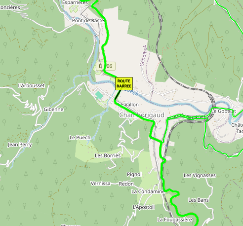 #Gard #Inondations #PluieInondation #Pluie #Cevennes #Ponts #PontSubmersibles
Risque de crue et vigilance JAUNE:
Jeudi 30/01 :  RD906 le pont provisoire de #Chamborigaud reste fermé aujourd'hui.
Déviations sur inforoute.gard.fr