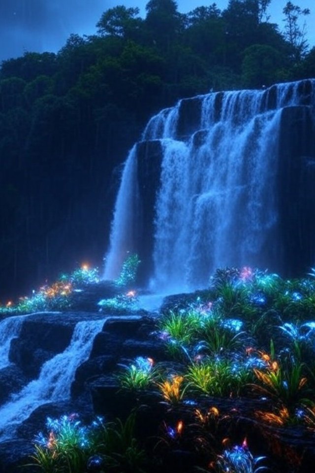 Wall_Flux's tweet image. Discover the magic beneath the waves where nature's light show begins. 🌌✨

 #MagicUnderwater #GlowingPlants #FantasyNature #DreamyVibes #SurrealScenes