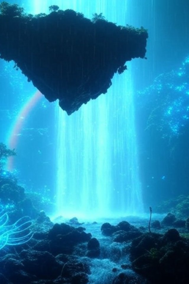 Wall_Flux's tweet image. Discover the magic beneath the waves where nature's light show begins. 🌌✨

 #MagicUnderwater #GlowingPlants #FantasyNature #DreamyVibes #SurrealScenes