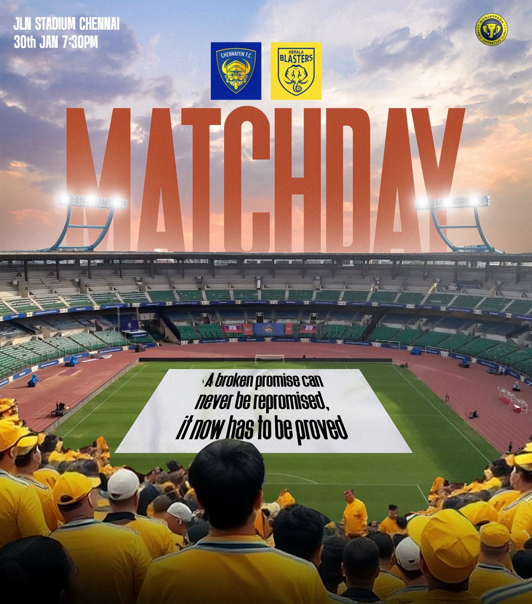 kbfc_manjappada's tweet image. A broken promises can never be repromised.
It now has to be proved!!!

#UnitedForBetterBlasters #Manjappada #Blasters #KBFC #ISL