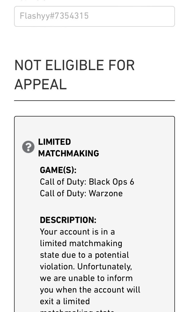 FlashyyEU's tweet image. 3 bans back to back to back ty @Activision @ATVIAssist