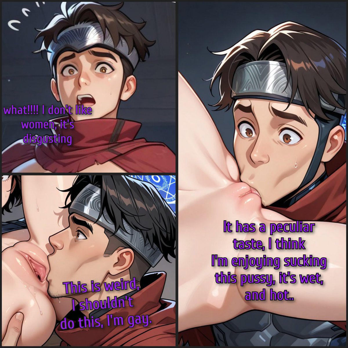 Elenanosoy16's tweet photo. Story from @HarryZinz thanks dude.
Wiccan was a young gay man, a superhero, and a powerful wizard, he was very happy with his Hulking partner, until he discovered the pleasure of fucking a pussy, now he is addicted to pussy, he left his partner, and is expecting his eighth child. https://t.co/KLzbwdyQgQ