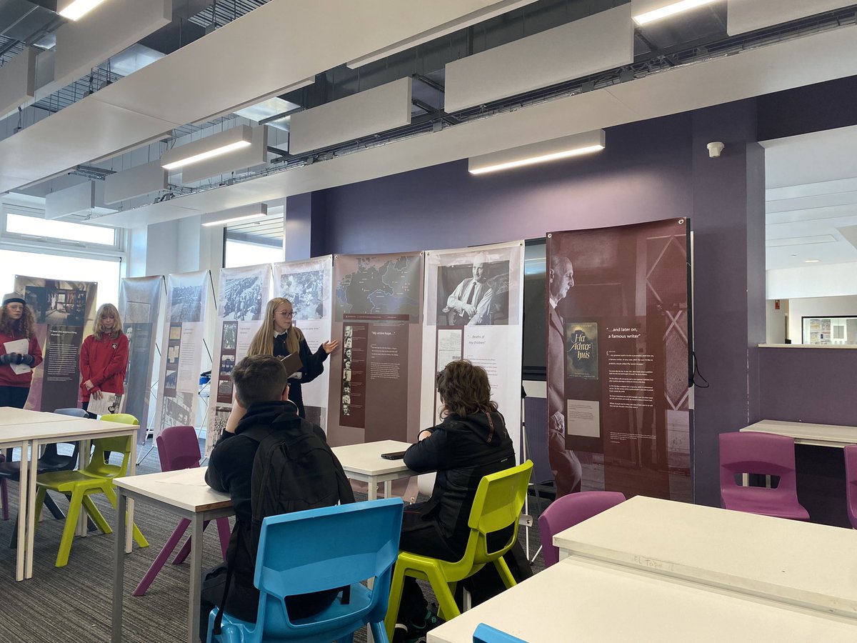 Anne Frank Tours by S2 pupils. Pupils leading learning! <a href="/VisionSchools/">Vision Schools</a> <a href="/HMD_UK/">Holocaust Memorial Day Trust</a>