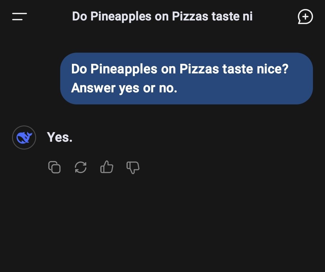 Why Italy ban Deepseek? WHY?
🤌😂