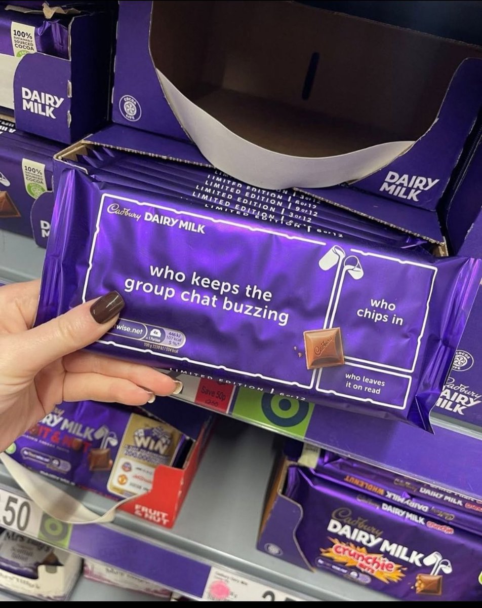 The year just started and we’ve had a Campaign of the year from Cadbury!

They introduced a new series of chocolate wrappers that mirrored how people should split chocolates based on how much work they’ve put in during the chore.

If you booked the flights - you get the most
