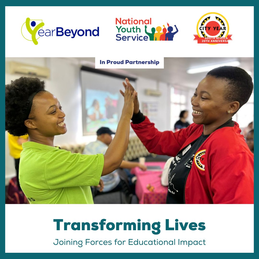 CityYearSouthAfrica (@cityyearsoa) on Twitter photo An exciting partnership launching!🥳 <a href="/CityYearSoA/">CityYearSouthAfrica</a> and <a href="/YearBeyond/">YearBeyond</a> working together to build the National Youth Service Movement one community, one city at a time. 👉links.cleverlybox.com/wkWMS
<a href="/NYDARSA/">NYDARSA</a> An exciting partnership launching!🥳 <a href="/CityYearSoA/">CityYearSouthAfrica</a> and <a href="/YearBeyond/">YearBeyond</a> working together to build the National Youth Service Movement one community, one city at a time. 👉links.cleverlybox.com/wkWMS
<a href="/NYDARSA/">NYDARSA</a>