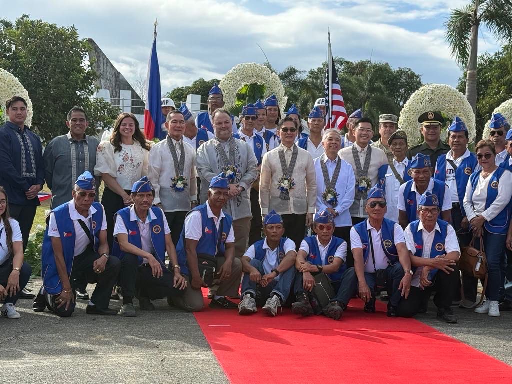 USEmbassyPH's tweet photo. Today we join the commemoration of the heroic actions of Americans and Filipinos during the Great Raid in 1945, which led to the liberation of the prisoner of war camp in Cabanatuan during World War II. #AlliesForFreedom #FriendsPartnersAllies https://t.co/Bg8kRm1EJd