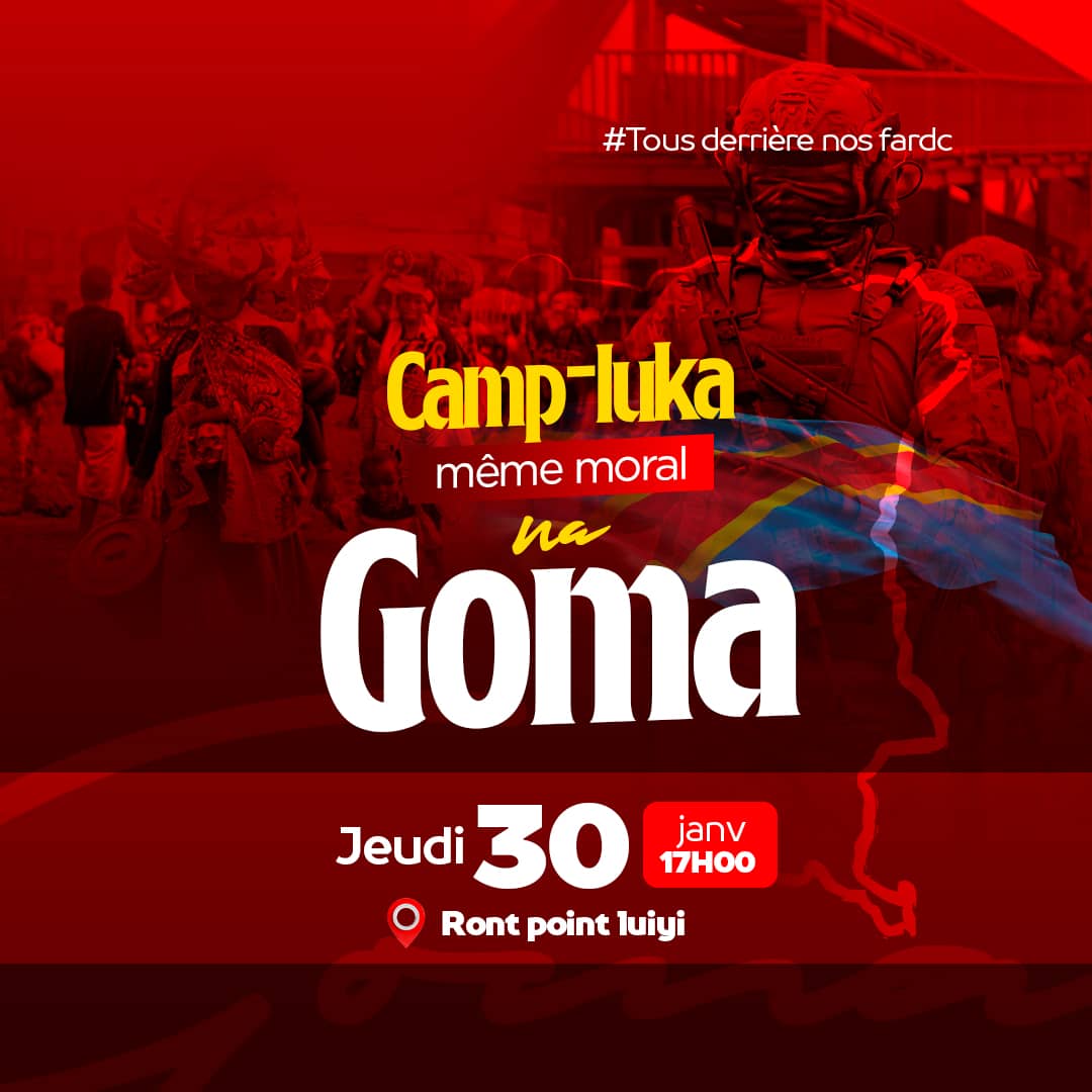 Et si les pasteurs des églises de réveil se réuniraient pour lancer une récolte en faveur de nos militaires et nos compatriotes de Goma. 

Cette situation exige l'apport et la contribution de tous.