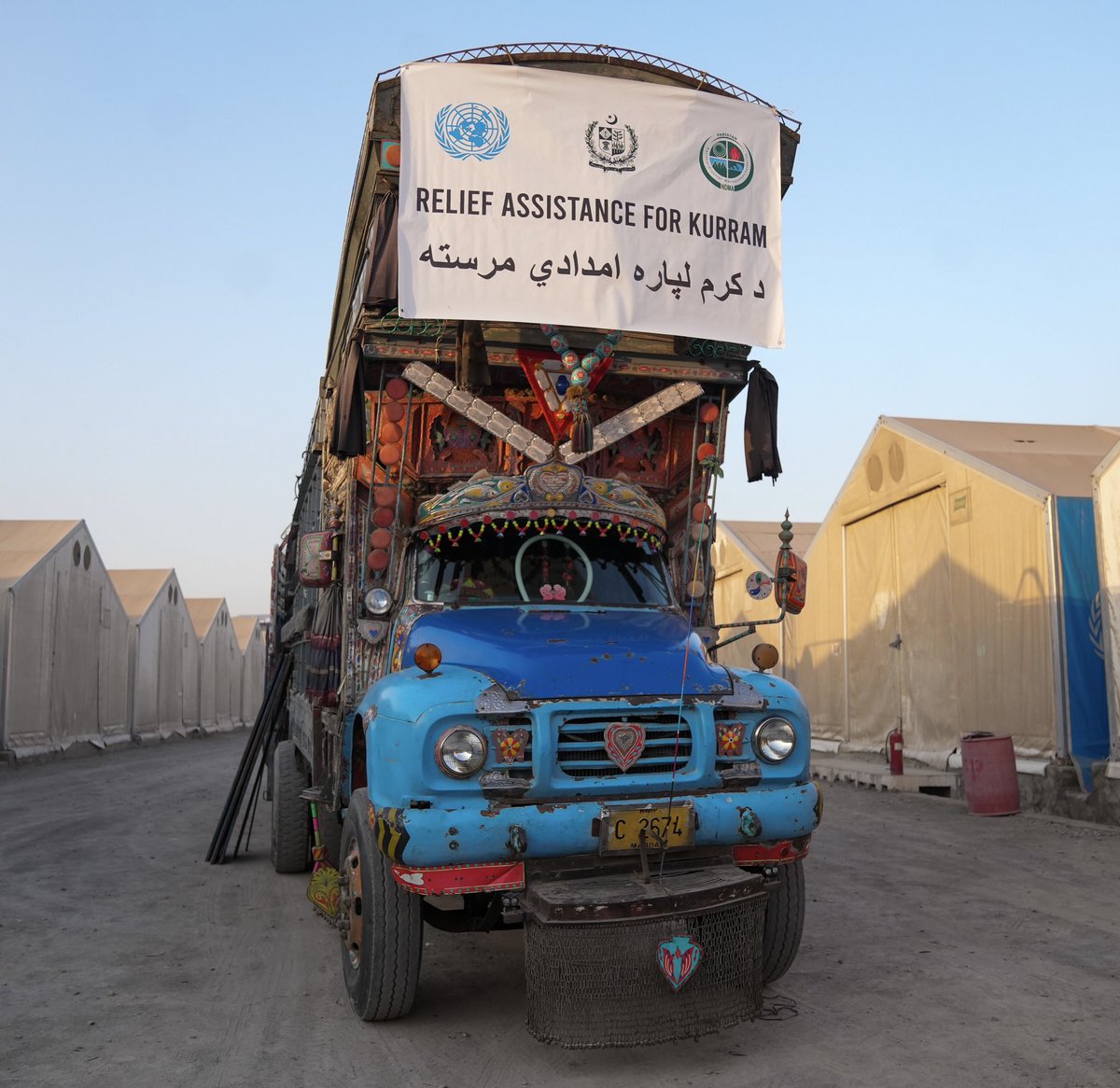 United Nations Pakistan - اقوام متحدہ پاکستان (@uninpak) on Twitter photo The <a href="/UN/">United Nations</a> sent trucks to provide families in Lower #Kurram with humanitarian assistance.
<a href="/IOM_Pakistan/">IOM Pakistan</a>, <a href="/UNHCRPakistan/">UNHCR Pakistan</a> & <a href="/UNICEF_Pakistan/">UNICEF Pakistan</a> provided winter & hygiene kits, shelter repair kits… in cooperation with the authorities, @EU_echo <a href="/EUPakistan/">EUPakistan</a>, @NDMApk, @PDMAkp, and <a href="/PRCERU/">prc eru official</a>. The <a href="/UN/">United Nations</a> sent trucks to provide families in Lower #Kurram with humanitarian assistance.
<a href="/IOM_Pakistan/">IOM Pakistan</a>, <a href="/UNHCRPakistan/">UNHCR Pakistan</a> & <a href="/UNICEF_Pakistan/">UNICEF Pakistan</a> provided winter & hygiene kits, shelter repair kits… in cooperation with the authorities, @EU_echo <a href="/EUPakistan/">EUPakistan</a>, @NDMApk, @PDMAkp, and <a href="/PRCERU/">prc eru official</a>.