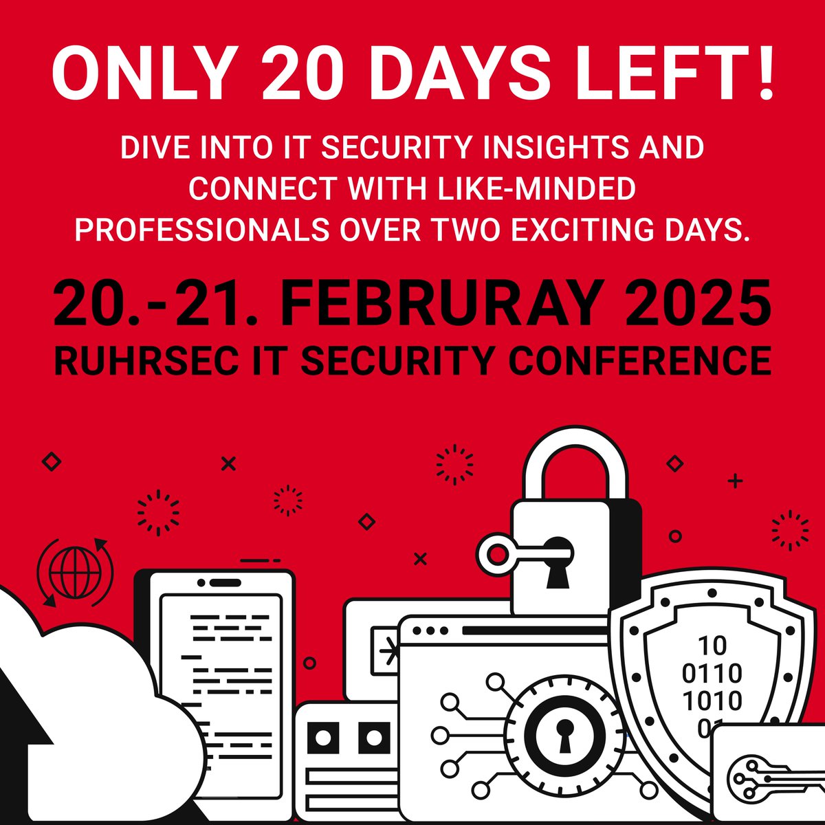 ruhrsec's tweet image. ⏳ Time is running out! Just 20 days left!
Boost your it security expertise with insights from leading professionals at RuhrSec.
Don’t miss this opportunity to expand your knowledge and network!
Are you in? 🚀

🎟️ Tickets
ruhrsec.de/2025/tickets.h…

📖 Agenda
ruhrsec.de/2025/index.htm…