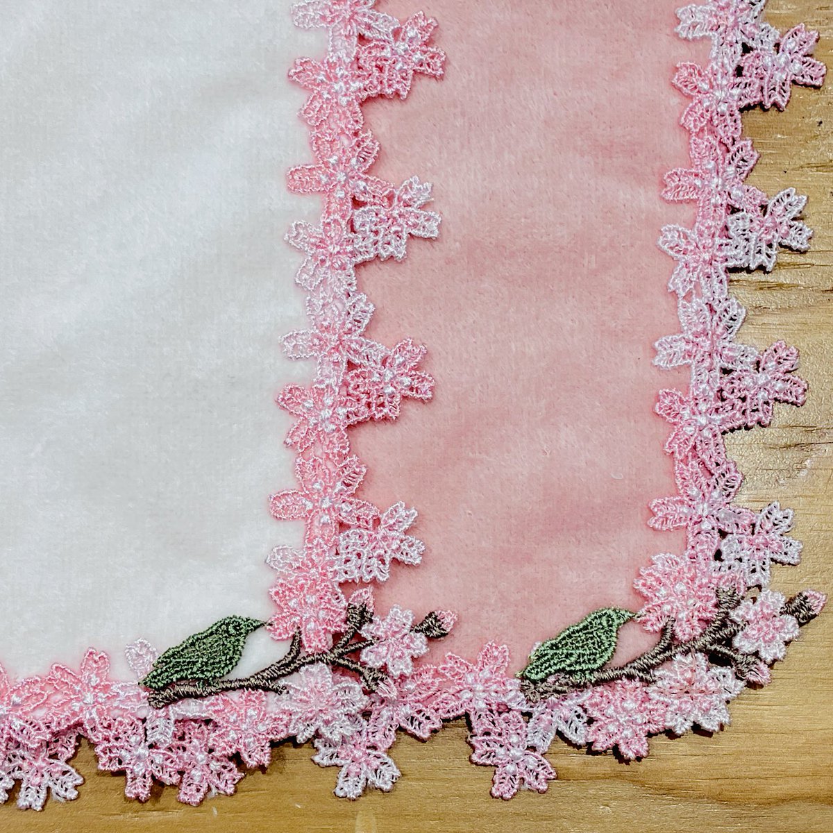 ♡♡かおる♡♡★近沢レース 桜並木ピンク ♡♡かおる♡♡☆近沢レース 桜並木ピンク ♡♡かおる♡♡