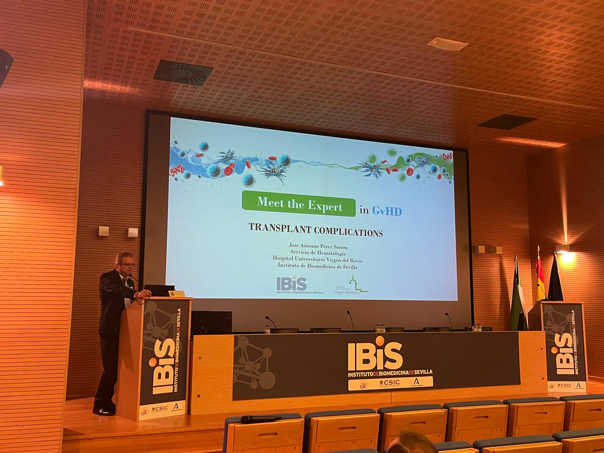 HematoHUVR's tweet image. 🔴Comenzamos el #MeettheExpert en #EICR
En la sesión de la mañana se están analizando algunas de las complicaciones como las infecciones por #CMV
@HospitalUVRocio @ibis_sevilla @sehh_es @GETH_info 
👨‍🔬Gracias por vuestro apoyo @sanofi @JNJNews @GebroPharmaES @Novartis @MSDEspana