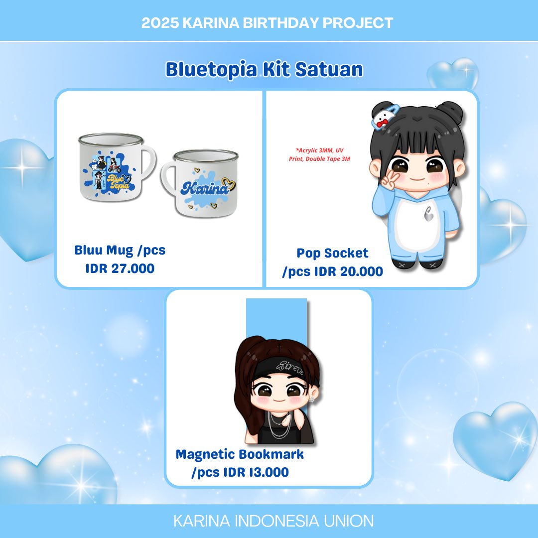 🩵 Bluetopia Kit Satuan

*𝘽𝙡𝙪𝙪 𝙉. 𝙋𝙞𝙡𝙡𝙤𝙬 𝙝𝙖𝙣𝙮𝙖 𝙙𝙞𝙟𝙪𝙖𝙡 𝙨𝙚𝙘𝙖𝙧𝙖 𝙩𝙚𝙧𝙥𝙞𝙨𝙖𝙝 (𝙨𝙖𝙩𝙪𝙖𝙣)