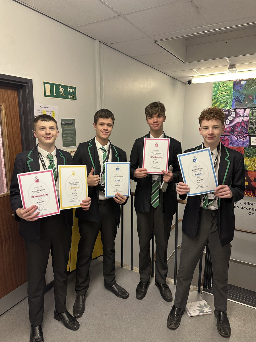 BBG DofE (@dofe_bbg) on Twitter photo Well done to Patrick, Lucas, Alfie and Archie who have successfully completed some of their Bronze DofE sections! #DofE <a href="/BBGAcademy/">BBG Academy</a> Well done to Patrick, Lucas, Alfie and Archie who have successfully completed some of their Bronze DofE sections! #DofE <a href="/BBGAcademy/">BBG Academy</a>