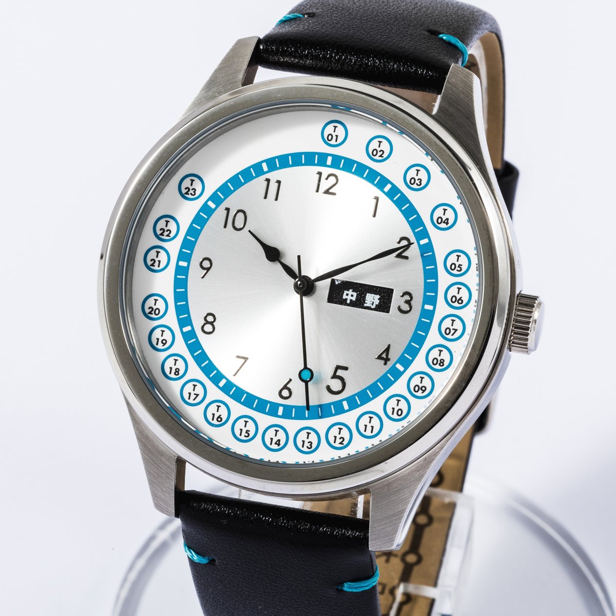 SuperGroupiesEN's tweet photo. [Restock]
#TokyoMetro #Tozai Line - Watch

Using its iconic sky blue color, the 23 stations of the Tozai Line are featured on the dial and on the strap underside. Don’t miss its circled T symbol etched on the case back!

Shop now🚉
https://t.co/ZE3aUCnJ5H https://t.co/VZJ4Sr2uxt