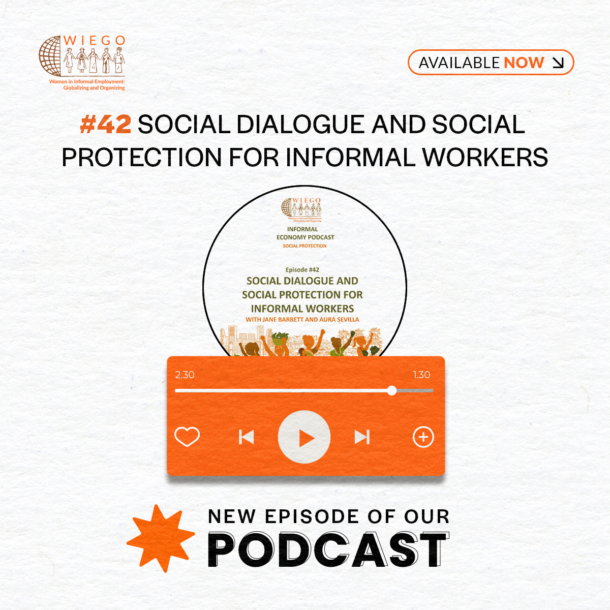 WIEGO (@wiegoglobal) on Twitter photo 💬 What is social dialogue, and how can it help include workers in informal employment in #SocialProtection schemes?
Find out more in our latest Social Protection Podcast episode with <a href="/cyrusafa/">Inimigo do Rei</a>, <a href="/urasevilla/">Aura Sevilla</a> and Jane Barret 👉 bit.ly/40xa2xX 💬 What is social dialogue, and how can it help include workers in informal employment in #SocialProtection schemes?
Find out more in our latest Social Protection Podcast episode with <a href="/cyrusafa/">Inimigo do Rei</a>, <a href="/urasevilla/">Aura Sevilla</a> and Jane Barret 👉 bit.ly/40xa2xX