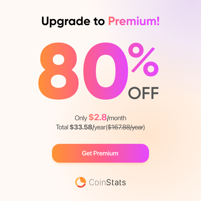 CoinStats's tweet photo. Grab it before it's gone: https://t.co/l9smxoO1vN