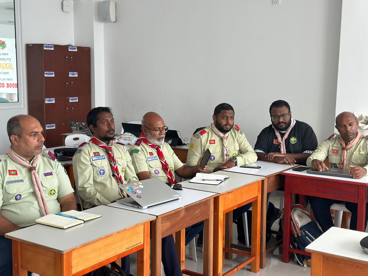 ScoutsMaldives's tweet photo. We recently conducted a TOT for our dedicated trainers and mentors involved in the upcoming Woodbadge Course on Saturday, 25th January.🎉
Shoutout to everyone who participated and made this workshop a success!✨
#ScoutsMaldives #Trainingteam #WoodbadgeCourse #ScoutingSpirit https://t.co/pb5tUSLdcc