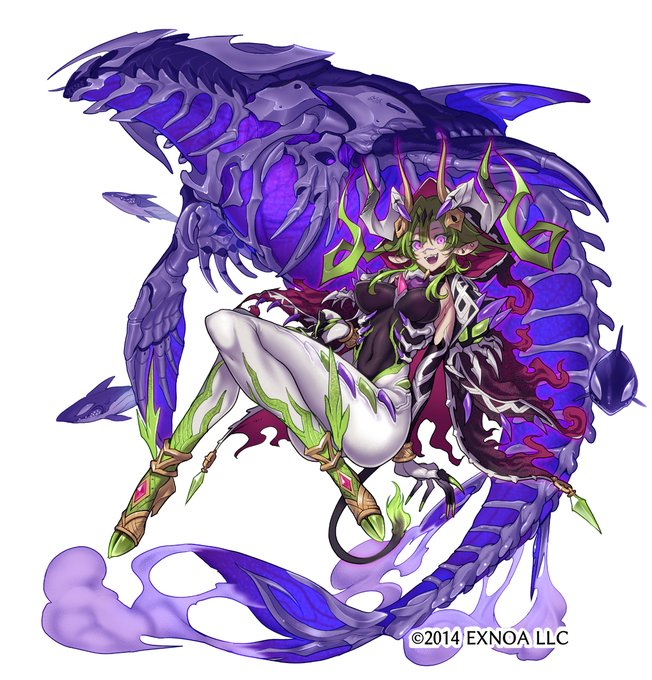 【告知】DMM GAMES様「御城プロジェクト:RE」にて「ナグルファル (茜屋日海夏さん)」のイラストを描かせていただきました! #城プロRE 