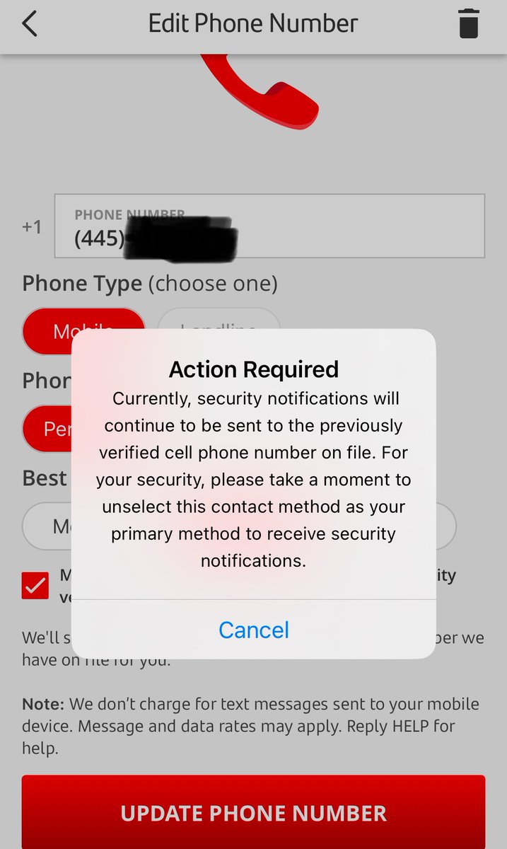 RedVelvetJaye's tweet photo. Make it make sense .. you tell your bank you have a new number (old number disconnected now) and they tell you that they’re going to continue to send your verification codes to your disconnected number. 🫠🫠🫠 life with @SantanderBankUS https://t.co/Ngt8rMNvQf