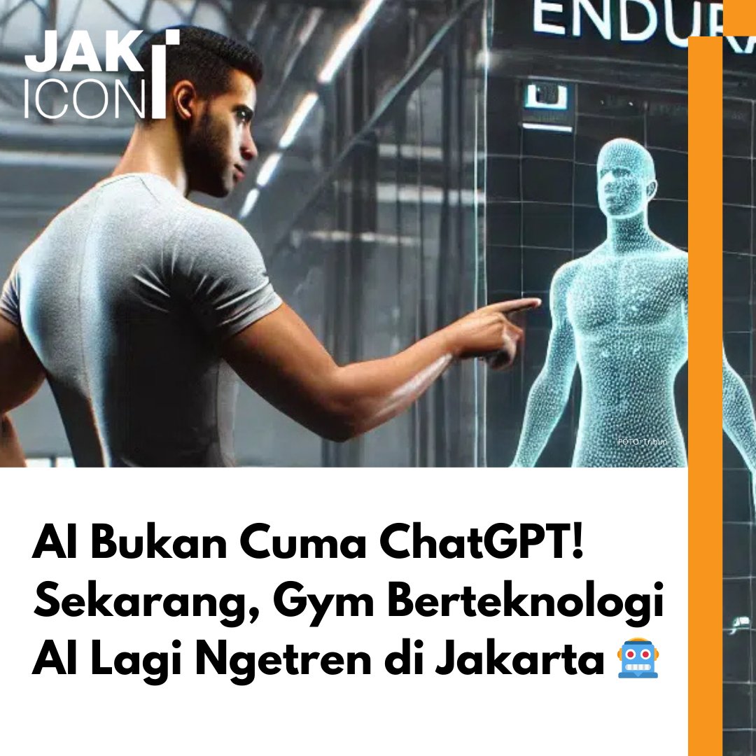 jak_icon's tweet image. Siapa bilang AI cuma buat ChatGPT? Di Jakarta, AI udah masuk ke dunia gym! Dengan teknologi canggih, sekarang kita bisa dapet latihan yang lebih personal, efektif, dan seru. #AIWorkout #SmartGym #JakartaFitness #TechInFitness #JakartaIcon