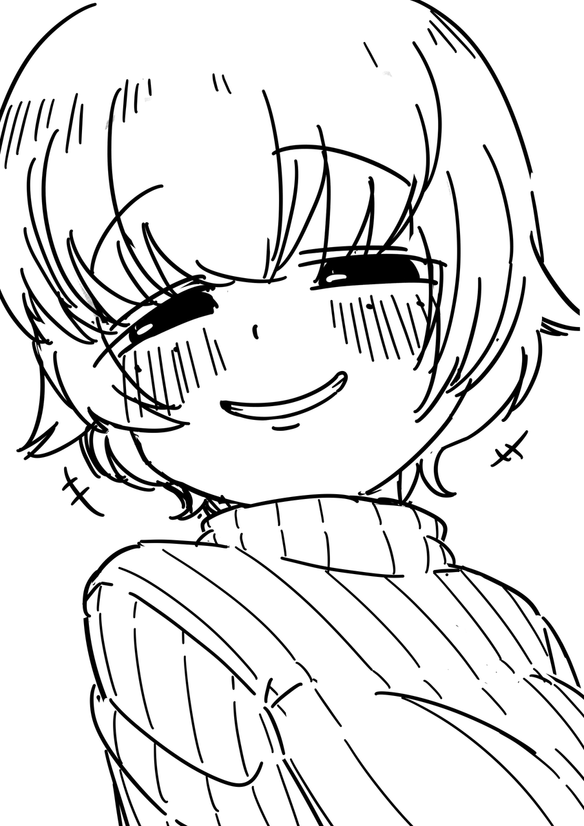 #みんなの描いていて楽しい要素を教えてよ
何と言うか…ポンコツでダメな生き物をちょっと上から受け入れてくれるような雰囲気というか…「しょうがねーなー」の精神で月一で甘やかしてくれる感じというか…そんな空気感を想像しながら描くのが楽しいんですよね…