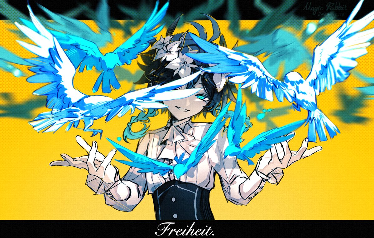 群鸟的礼赞
Praise of birds
#温迪 #Venti #ウェンティ #原神 #Genshin #GenshinImpact