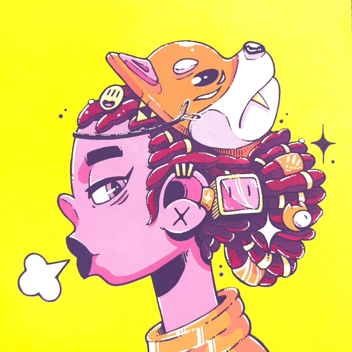 Let's show up for our friend and BONK Art Master for the month of January <a href="/notblinxx_/">Hyblinxx✨</a>. Her account has been hacked all week and she has been unable to get it back. 

Her piece is going live tomorrow on <a href="/exchgART/">Exchange Art</a> and will be up for auction starting at 10am ET.